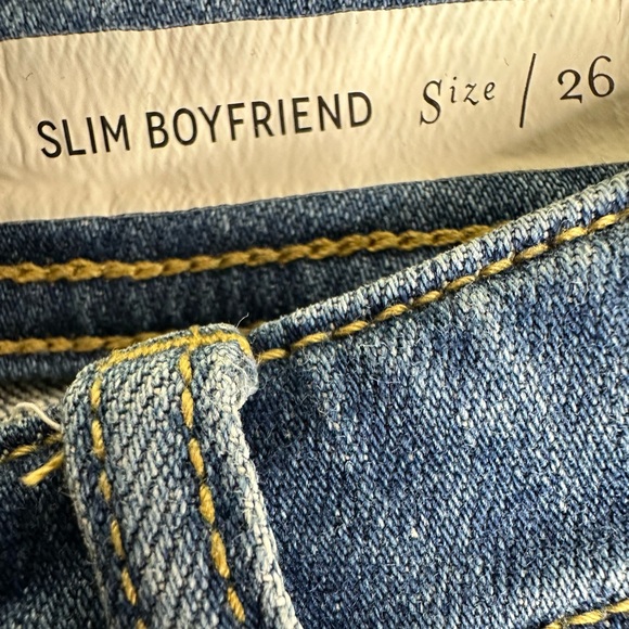 Anthropologie Pilcro and the Letterpress Tapestry Mid-Rise Slim Boyfriend Jeans - Picture 8 of 10
